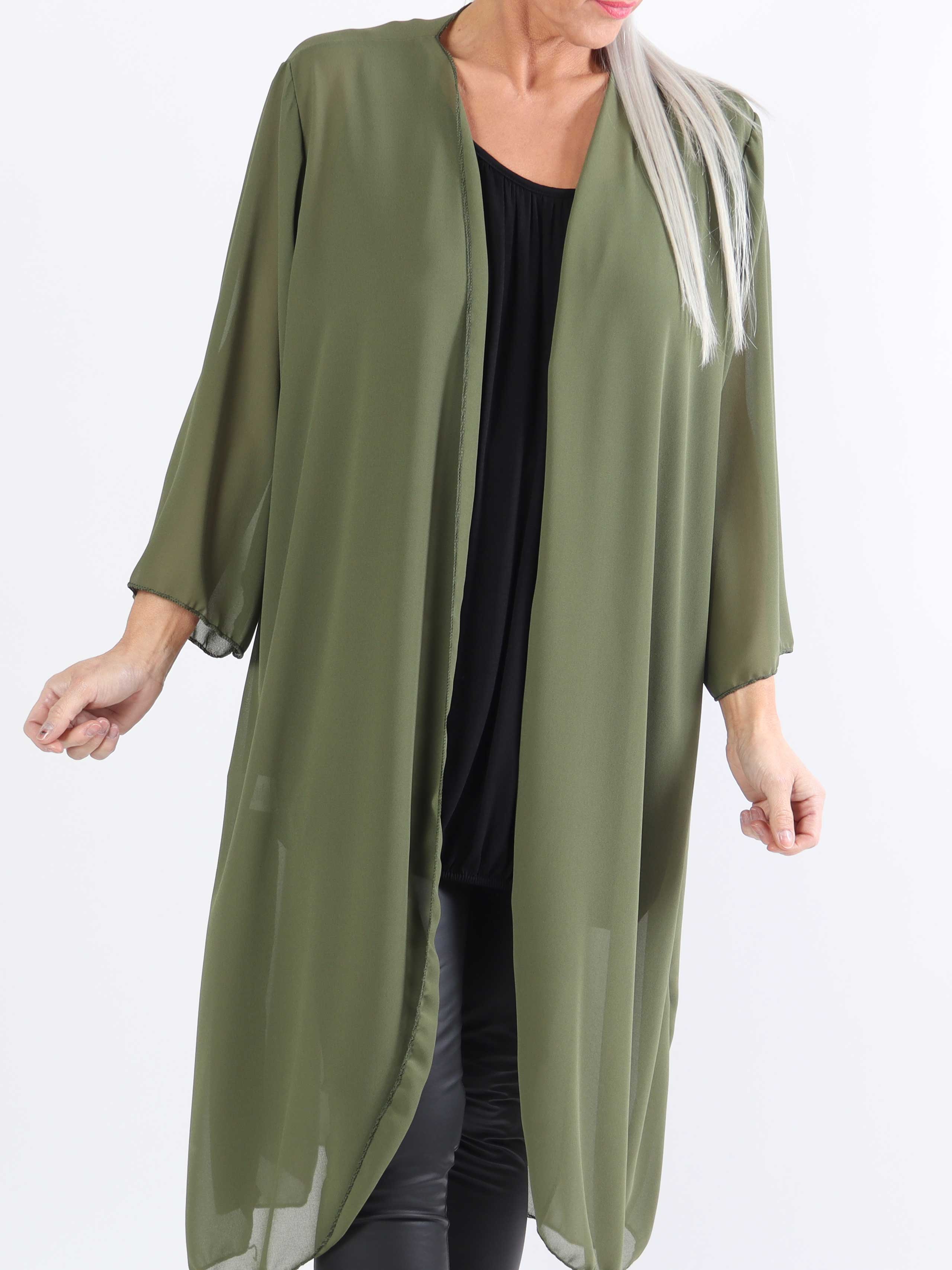 Christina - Let semitransparent plus size cardigan